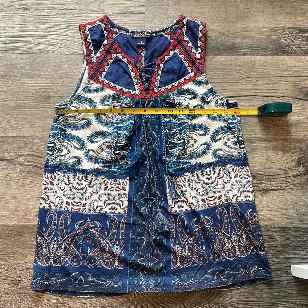 Lucky Brand Sleeveless Bohemian Top, size small - Picture 5 of 7